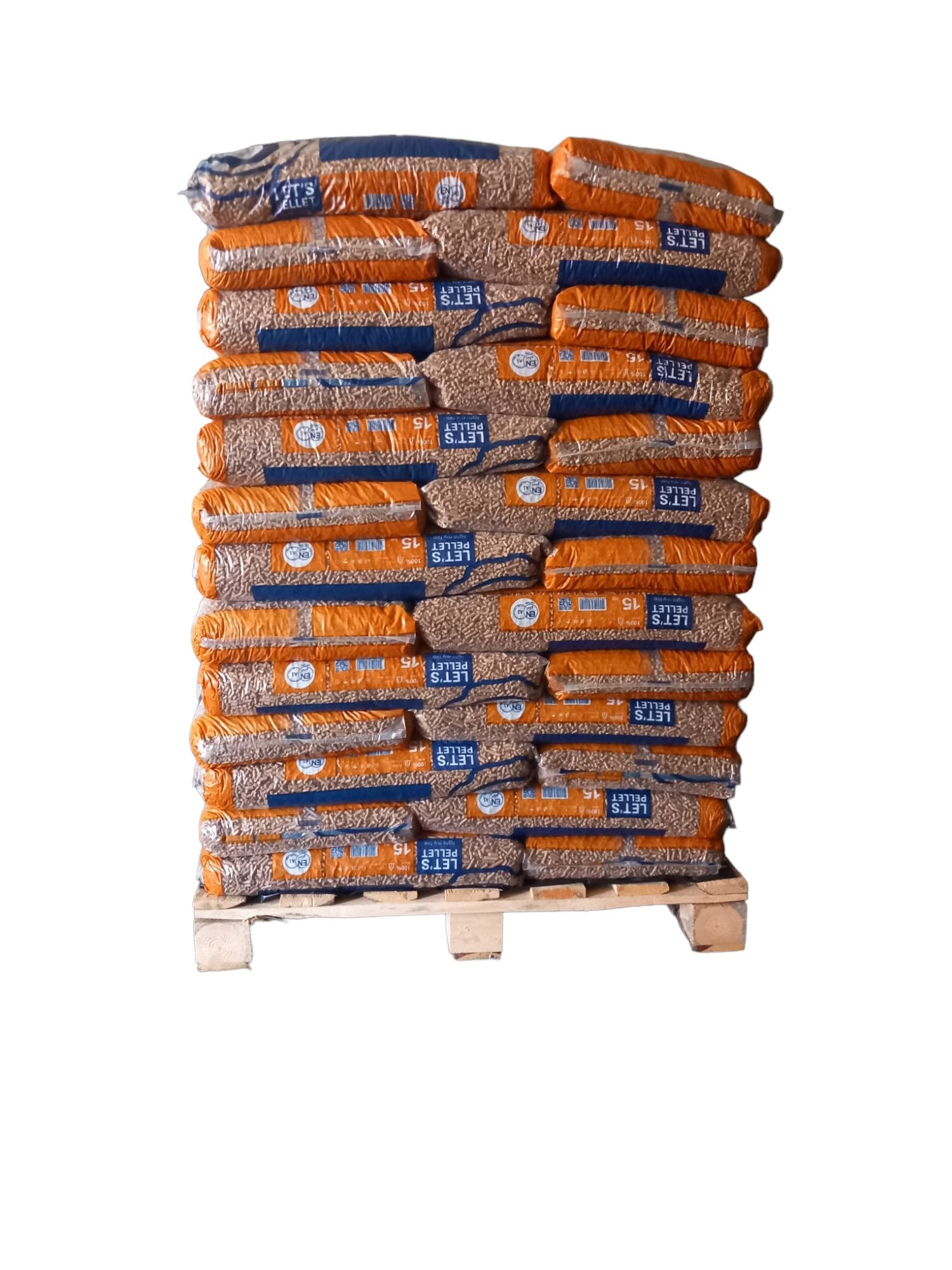 Let's Pellet Houtpellets EN+A1 - Zak 15 kg | TOP-PELLETS