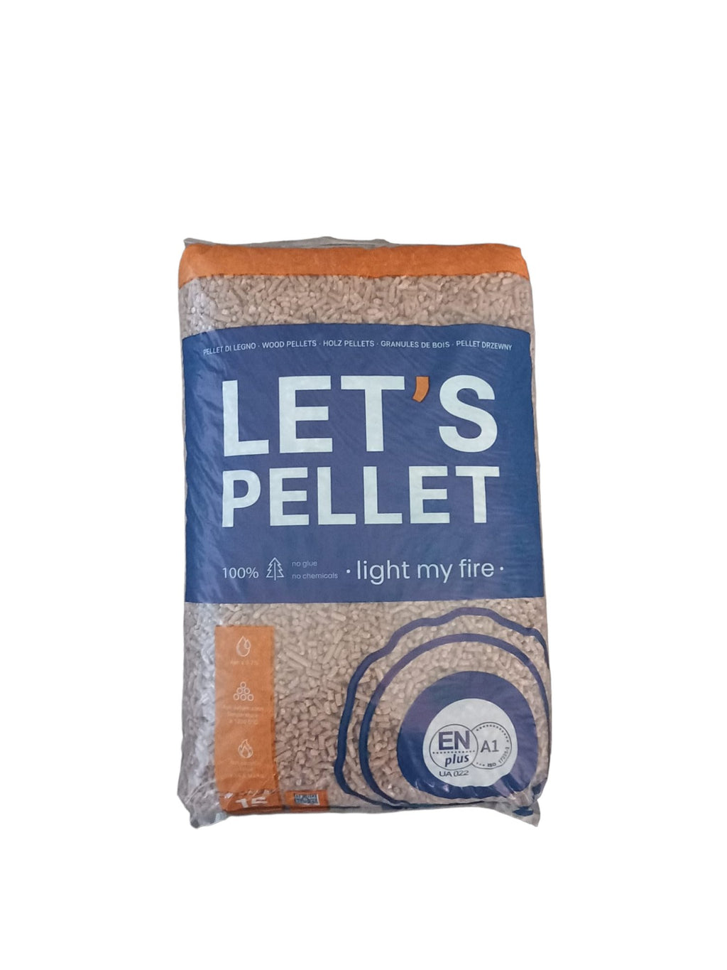 Let's Pellet Houtpellets EN+A1 - Zak 15 kg | TOP-PELLETS