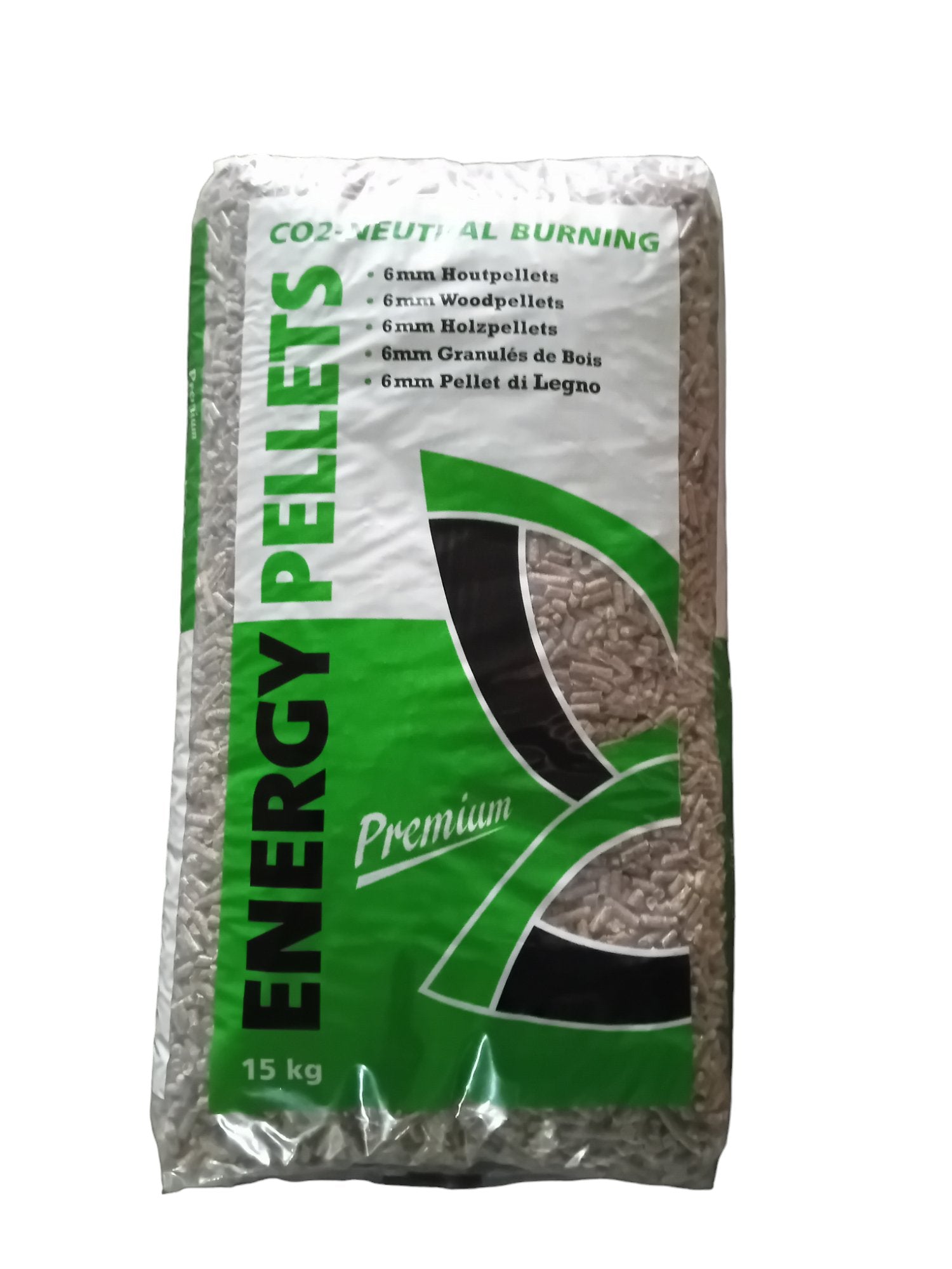Energy Pellets Premium Houtpellets DINplus - Zak 15 kg | TOP-PELLETS