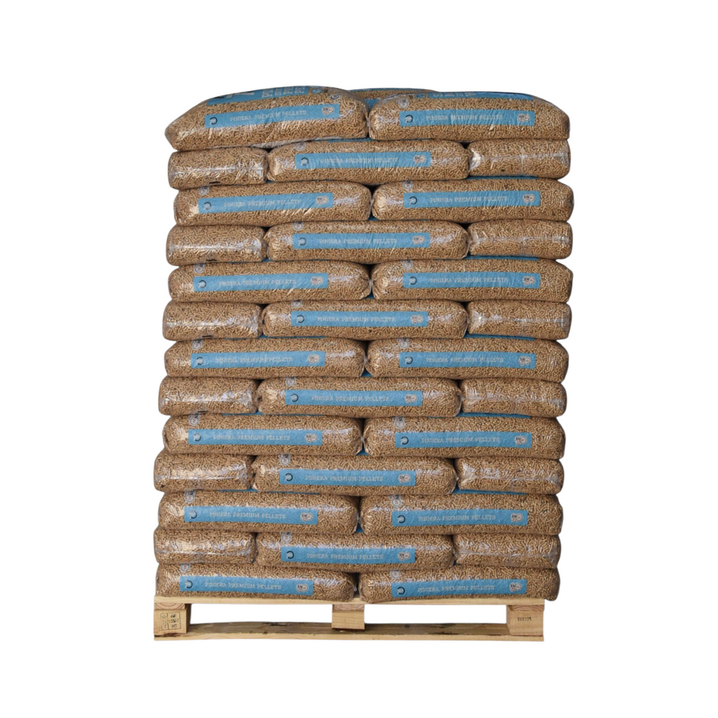 Piniera Witte Houtpellets EN+A1 - Zak 15 kg | TOP-PELLETS